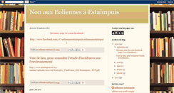 Desktop Screenshot of eoliennes-estaimpuis.blogspot.com