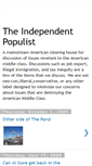 Mobile Screenshot of independentpopulist.blogspot.com