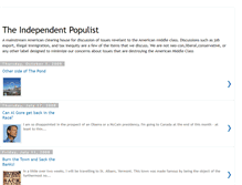 Tablet Screenshot of independentpopulist.blogspot.com