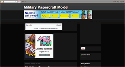 Desktop Screenshot of militarycraft.blogspot.com