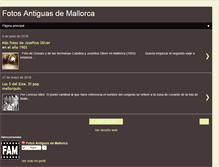 Tablet Screenshot of fotosantiguasdemallorca.blogspot.com