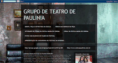 Desktop Screenshot of grupodeteatrodepaulinia.blogspot.com