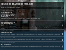 Tablet Screenshot of grupodeteatrodepaulinia.blogspot.com