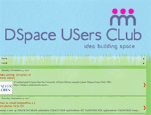 Tablet Screenshot of dspaceclub.blogspot.com