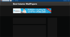 Desktop Screenshot of bestislamicwallpapers.blogspot.com
