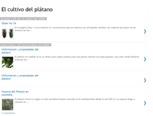 Tablet Screenshot of elcultivodelplatano.blogspot.com