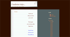 Desktop Screenshot of cuadernoviejo.blogspot.com