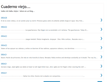 Tablet Screenshot of cuadernoviejo.blogspot.com