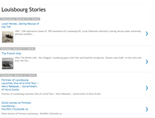 Tablet Screenshot of louisbourgstories.blogspot.com