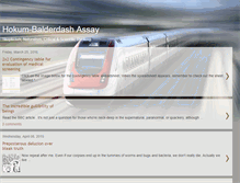 Tablet Screenshot of hokum-balderdash.blogspot.com