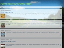 Tablet Screenshot of ishake2day.blogspot.com