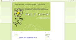 Desktop Screenshot of fleurartesanias.blogspot.com
