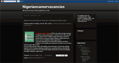 Desktop Screenshot of nigeriancareervacancies.blogspot.com