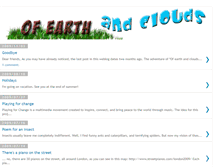 Tablet Screenshot of earthandclouds.blogspot.com