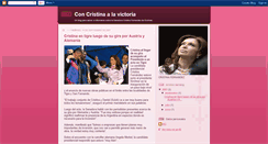 Desktop Screenshot of cristinakirchner.blogspot.com