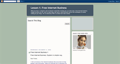 Desktop Screenshot of freeinternetbusiness-1.blogspot.com