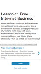 Mobile Screenshot of freeinternetbusiness-1.blogspot.com