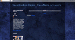 Desktop Screenshot of openemotionstudios.blogspot.com