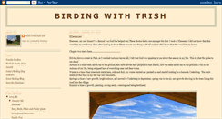 Desktop Screenshot of birdingwithtrish.blogspot.com