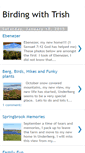 Mobile Screenshot of birdingwithtrish.blogspot.com