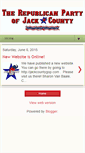 Mobile Screenshot of jackcountygopchair.blogspot.com
