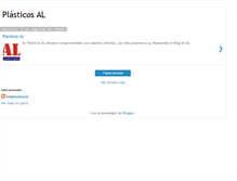 Tablet Screenshot of plasticosal.blogspot.com