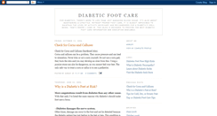 Desktop Screenshot of diabeticfootcare.blogspot.com