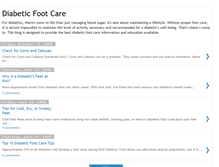 Tablet Screenshot of diabeticfootcare.blogspot.com