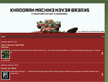 Tablet Screenshot of khadoranmachineneverbreaks.blogspot.com