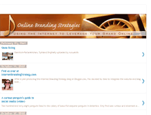 Tablet Screenshot of internetbrandingstrategy.blogspot.com