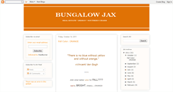 Desktop Screenshot of bungalowjax.blogspot.com