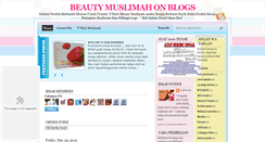 Desktop Screenshot of beautymuslimahonblogs.blogspot.com