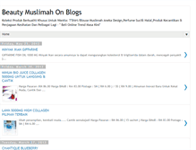 Tablet Screenshot of beautymuslimahonblogs.blogspot.com
