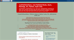 Desktop Screenshot of justpublished4you.blogspot.com
