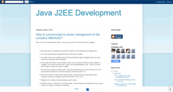 Desktop Screenshot of javaj2eedevelopment.blogspot.com