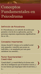 Mobile Screenshot of escuelapsicodramaclasicoconceptos.blogspot.com