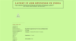 Desktop Screenshot of india-fresher-jobs.blogspot.com