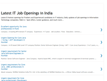 Tablet Screenshot of india-fresher-jobs.blogspot.com