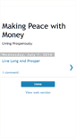 Mobile Screenshot of makepeacewithmoney.blogspot.com
