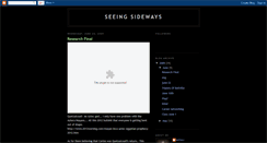 Desktop Screenshot of nitsuj-seeingsideways.blogspot.com