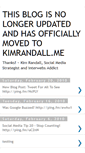 Mobile Screenshot of kimrandall.blogspot.com