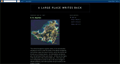 Desktop Screenshot of alargeplacewritesback.blogspot.com