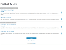 Tablet Screenshot of footballtvliveonline.blogspot.com