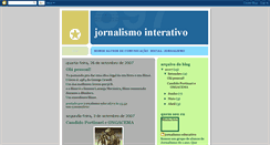 Desktop Screenshot of jornalismoeducativo.blogspot.com