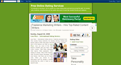 Desktop Screenshot of 110-free-online-dating-services.blogspot.com