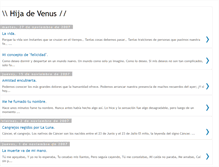Tablet Screenshot of hijadevenus.blogspot.com