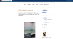 Desktop Screenshot of exuberanttravel.blogspot.com