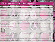 Tablet Screenshot of hotpinkmutant.blogspot.com