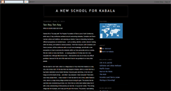 Desktop Screenshot of kabalaschoolproject.blogspot.com