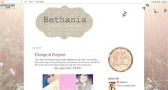 Desktop Screenshot of bethaniascorner.blogspot.com